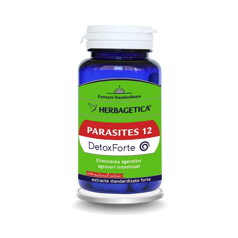 HERBAGETICA Parasites 12 Detox forte x 30cps+30cps 50%