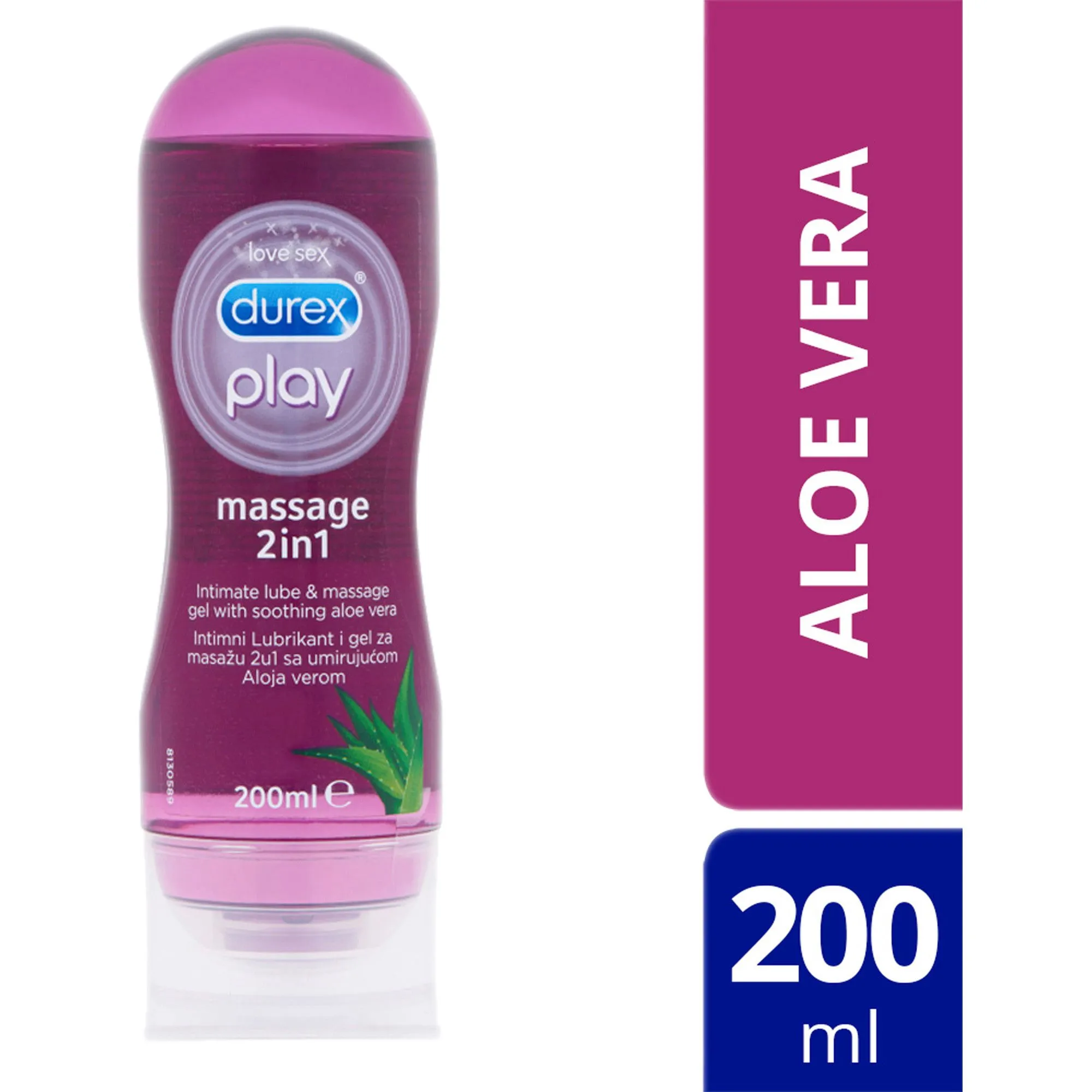 DUREX GEL DE MASAJ 2 IN 1 PLAY CU ALOE VERA X 200 ML