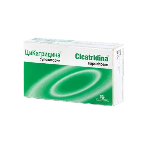 Cicatridina , 10 supozitoare