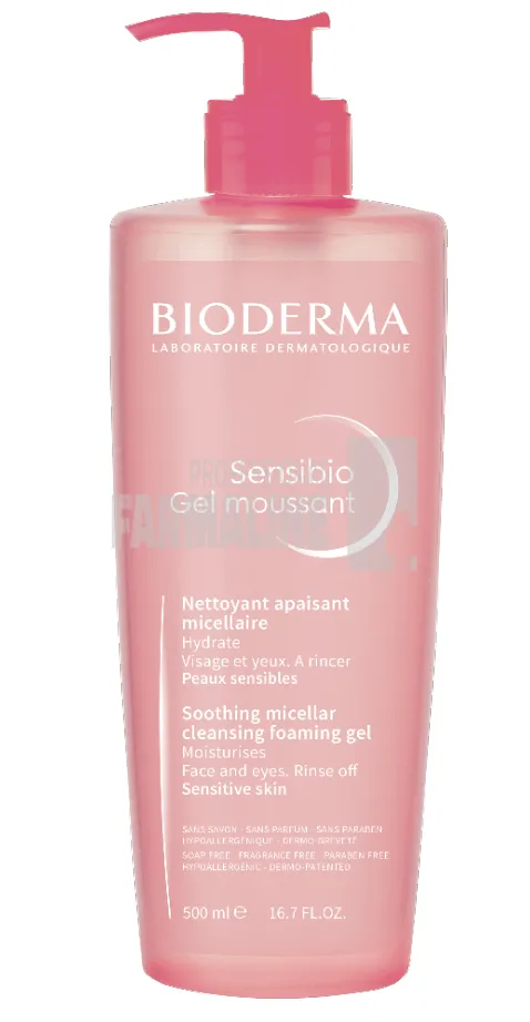 Bioderma Sensibio Gel spumant micelar 500 ml