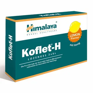 Koflet-H cu aroma de lamaie 12 pastile - Himalaya