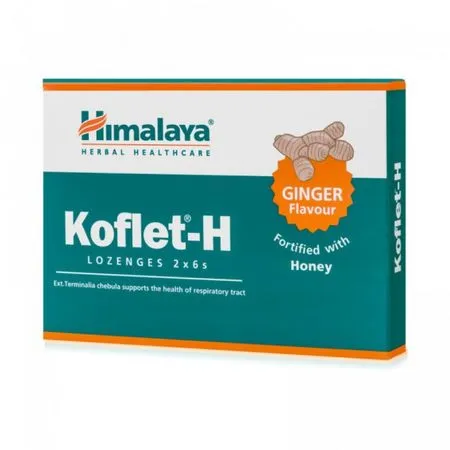 Koflet-H ghimbir x 12cp (Himalaya) 1+1