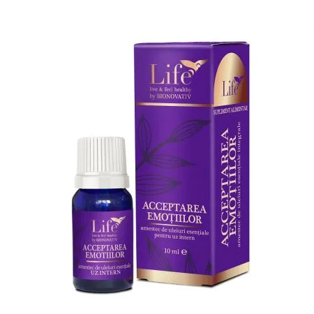 Acceptarea emotiilor, amestec de uleiuri esentiale, 10 ml, Bionovativ