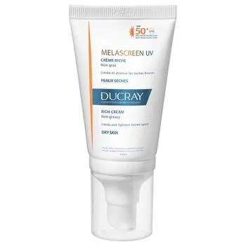 Crema pentru ten uscat cu SPF 50 Melascreen UV Riche, 40 ml, Ducray