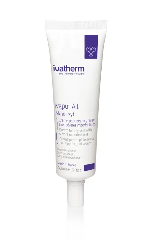 IVATHERM IVAPUR AI Akne-Syt Crema pentru piele grasa cu imperfectiuni severe