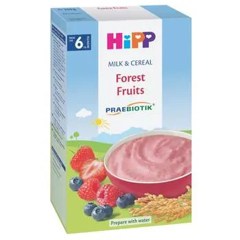 Cereale cu lapte si fructe de padure, +6 luni, 250g, Hipp