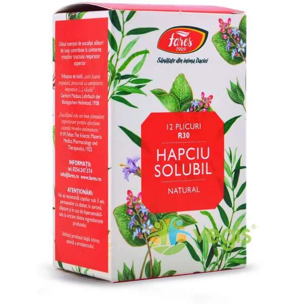 Hapciu  solubil,12 plicuri (Fares)