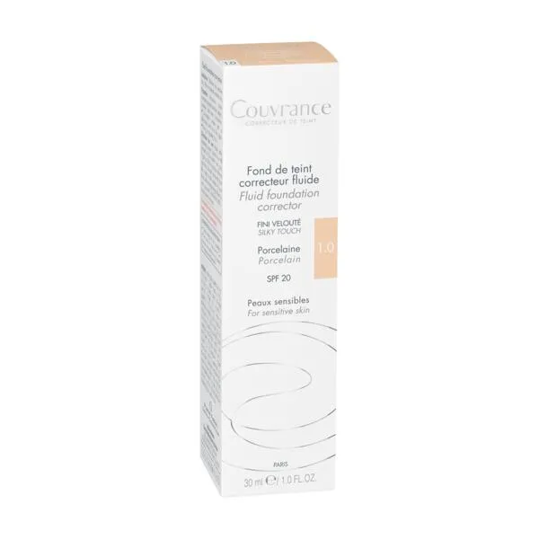 Avene Couvrance Fond de ten fluid SPF 20 Portelan 1.0 10g