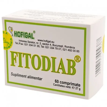 Fitodiab 60 comprimate