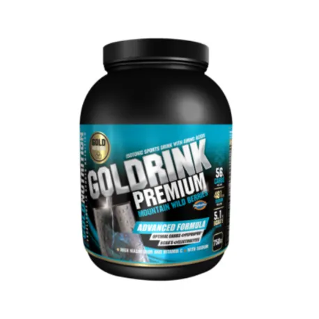 GOLD NUTRITION GOLDRINK PREMIUM + BCAA'S FRUCTE DE PADURE , 750 g