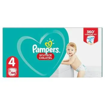 Scutece-chilotel Pants Mega Box marimea 4 pentru 9-15kg, 104 buc, Pampers