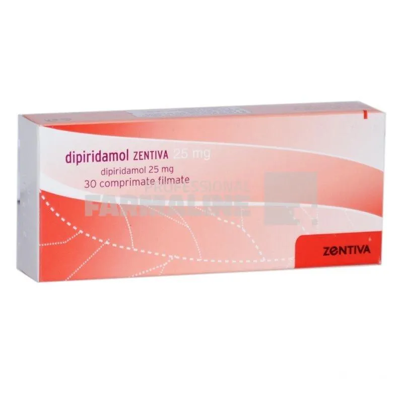 Dipiridamol Zentiva 25 mg  30 comprimate filmate