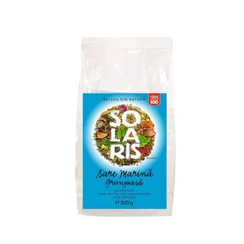 Sare marina grunjoasa, 500g, Solaris