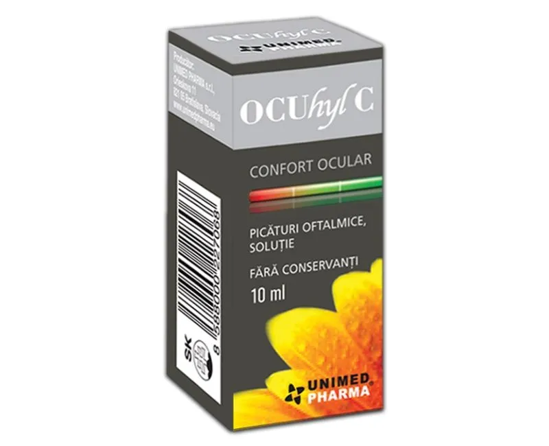 Ocuhyl C picaturi oftalmice, 10 ml, Unimed Pharma