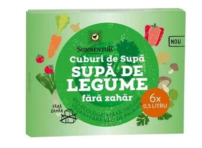 Cub Supa Legume Eco fara zahar x6 cuburi (Sonnentor)