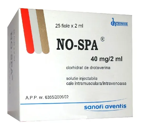 No-Spa 40mg/2ml sol.inj x 25fi W64401002