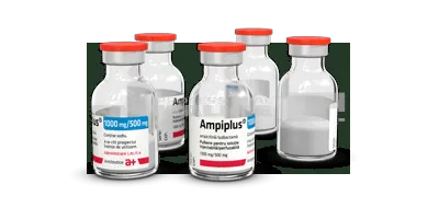 AMPIPLUS 1000 mg/500 mg X 25 PULB. PT. SOL. INJ./PERF. ANTIBIOTICE S.A.