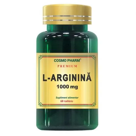 Premium L-arginina 1000mg, 60 tablete, Cosmopharm