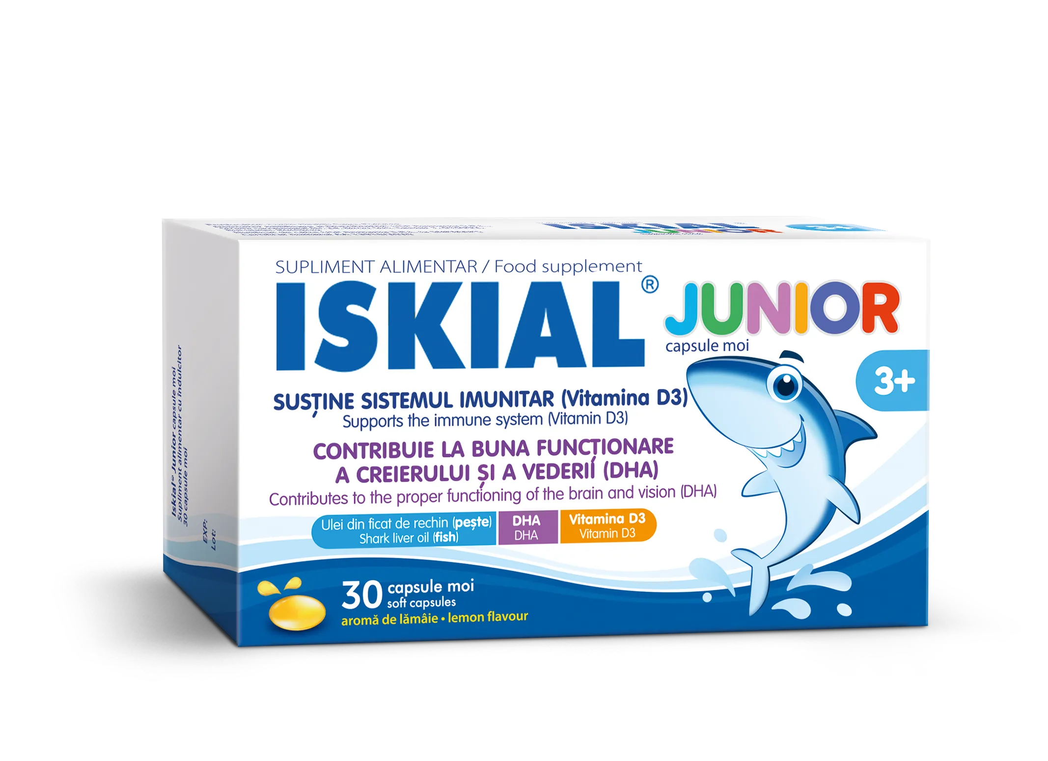 Iskial Junior 3 ani+, 30 capsule moi, USP