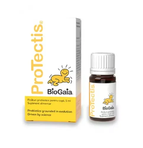 Protectis picaturi probiotice pentru copii, 5 ml, BioGaia