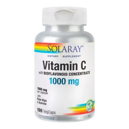 Vitamin C Solaray, 1000 mg, 100 capsule, Secom