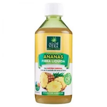 Suc Bio fibra lichida de Ananas, 500 ml, Benessere