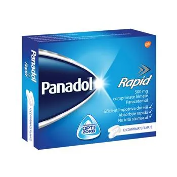 Panadol Rapid 500 mg, 12 comprimate, Haleon