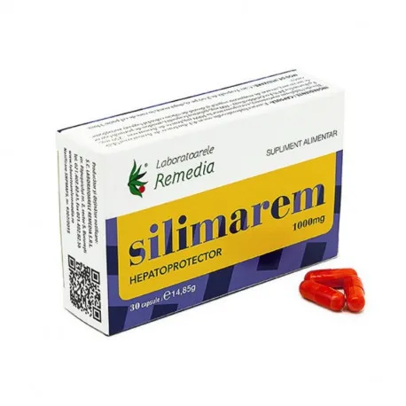 Silimarem 1000mg, 30 capsule