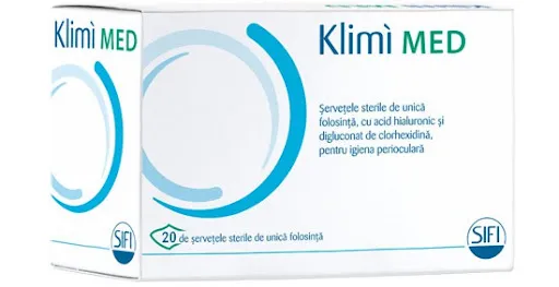 Klimi Med servetele sterile igiena perioculara, 20 bucati, Sifi