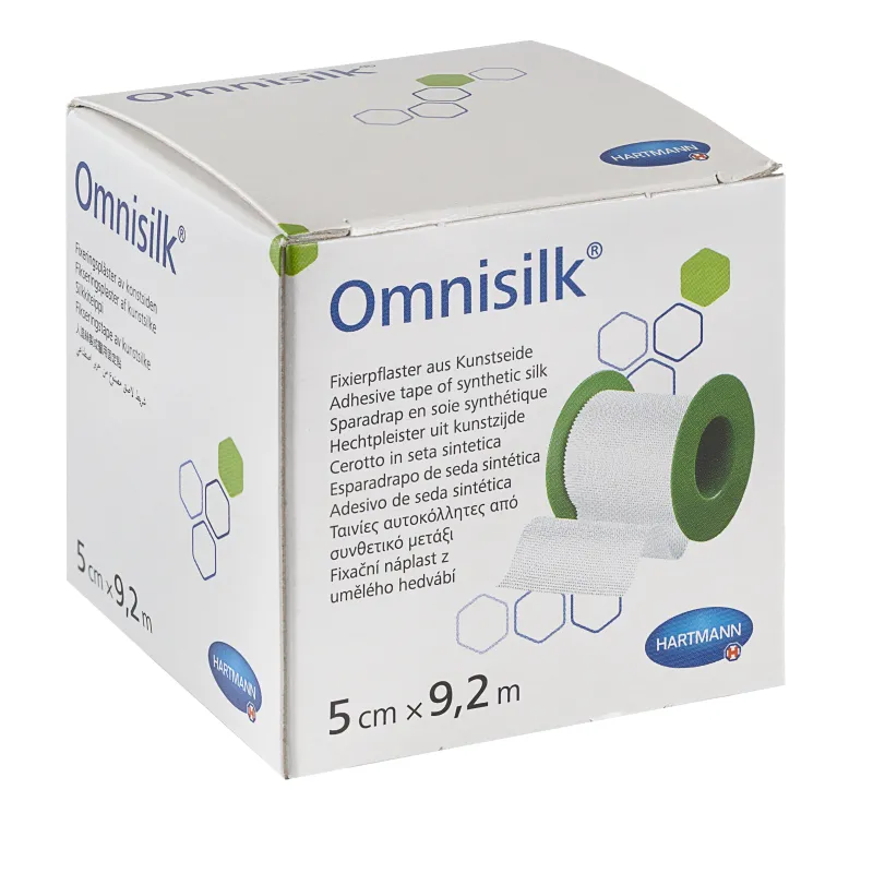 Omnisilk plasture matase 5cm x 9,2m (Hartmann)