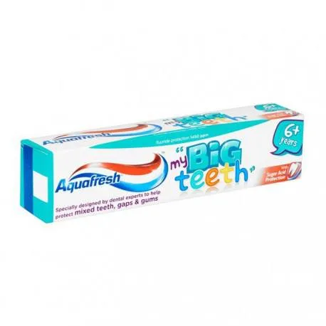 Aquafresh pasta dinti Big teeth 6+ ani