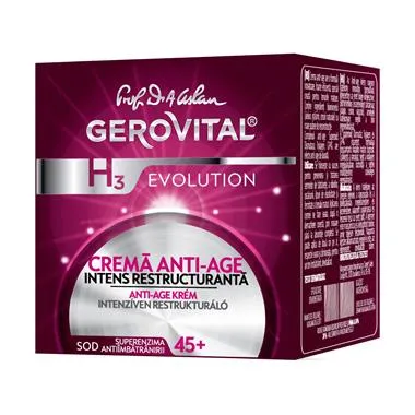 Gerovital H3 Evolution Crema anti-age intens restructuranta 50 ml
