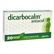 Dicarbocalm,20 comprimate masticabile