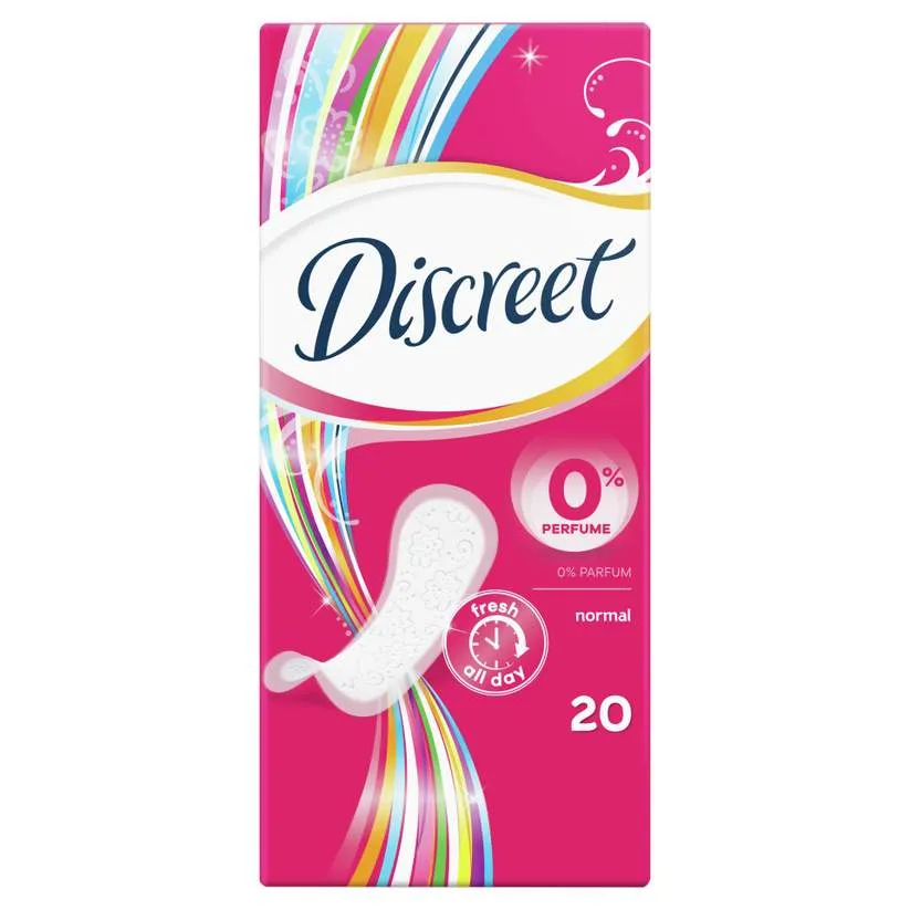 DISCREET NORMAL ABSORBANTE ZILNICE 20BUC