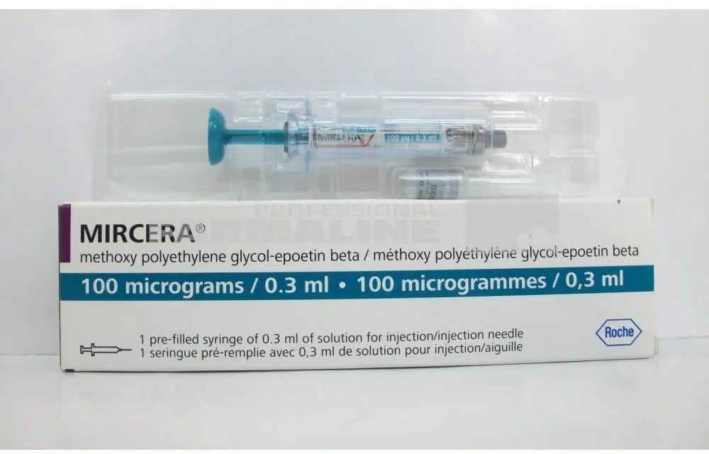 MIRCERA 100mcg/0,3ml x 1 SOL. INJ. IN SERINGA PREUMPLUT 100mcg/0,3ml ROCHE REGISTRATION L