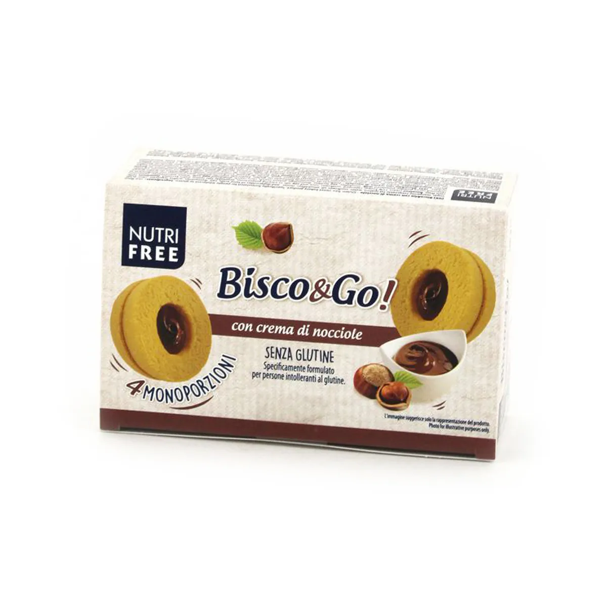 Nutrifree Bisco&Go biscuiti cu alune x 160 grame