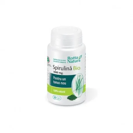 Rotta Natura Spirulina BIO 1000mg, 30 comprimate