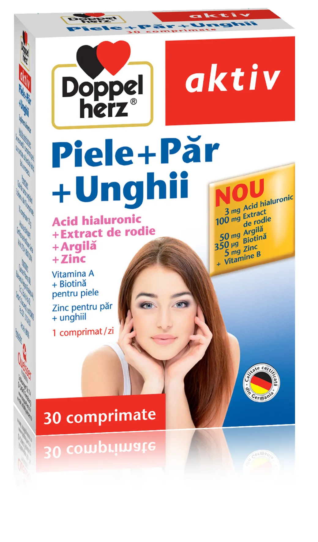 DOPPELHERZ Piele + par + unghii x 30 comprimate