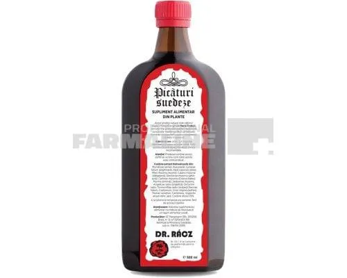 Bitter Picaturi Suedeze 500 ml dr Racz