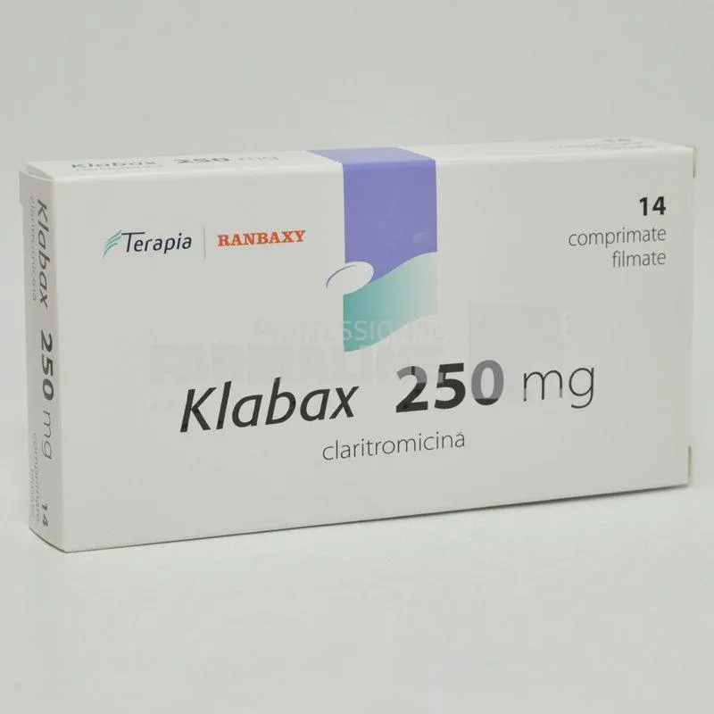 KLABAX 250 mg x 14 COMPR. FILM. 250mg TERAPIA SA