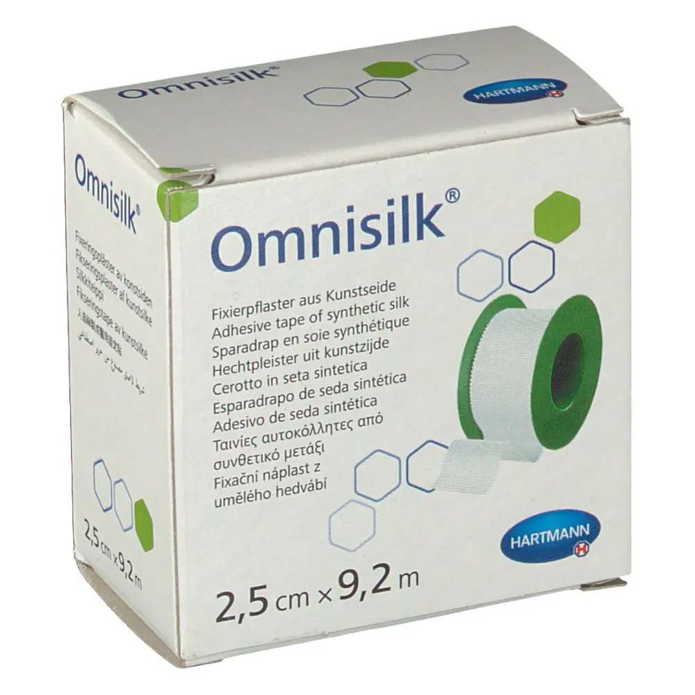 OMNISILK PLASTURE MATASE 2,5 CM/9,2 M HARTMANN