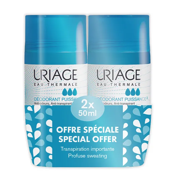 Uriage Deo Puissance 2x50ml