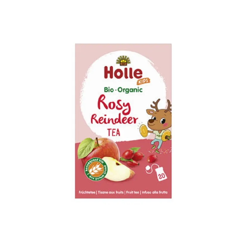 Holle ceai din fructe si plante pentru copii Rosy Reindeer x 44 grame