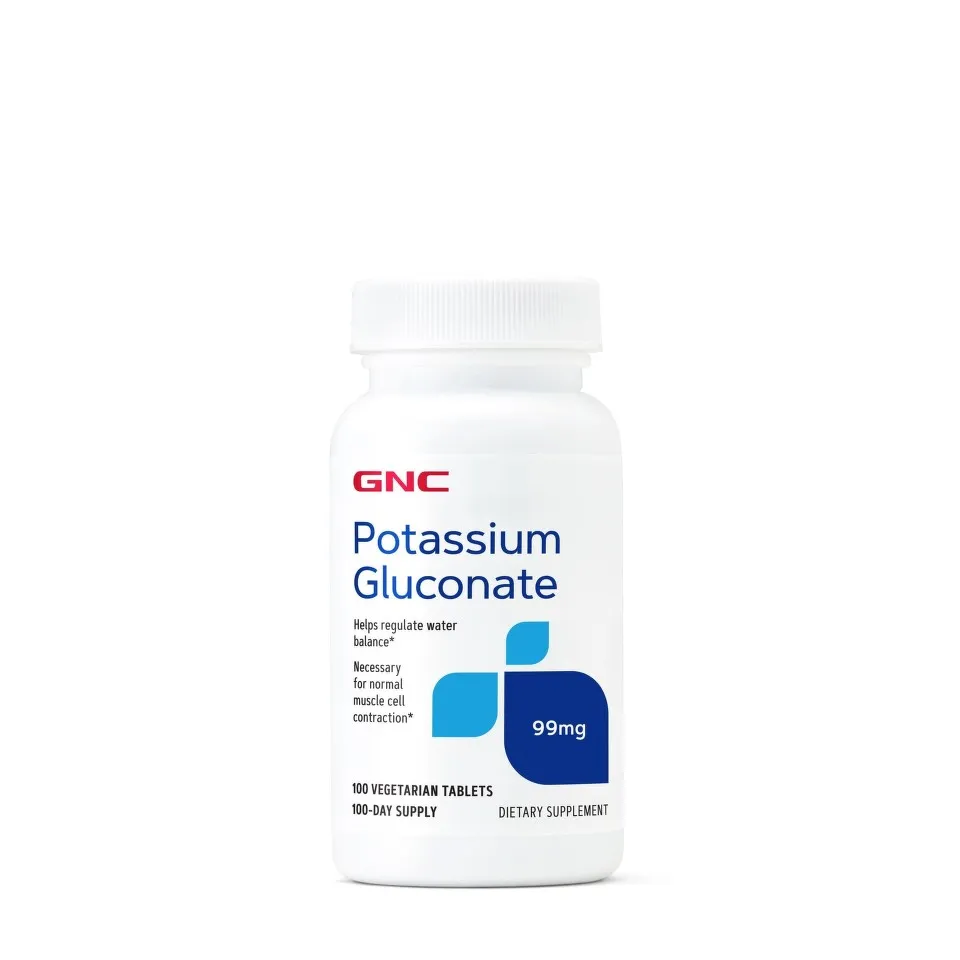 GNC POTASSIUM GLUCONATE 99MG X 100 TABLETE VEGETALE