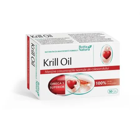 Krill Oil 500mg, 30 capsule, Rotta Natura