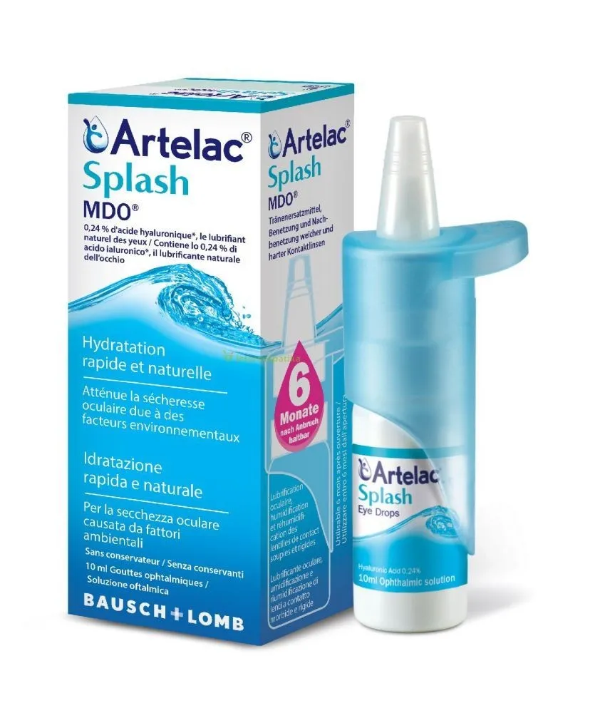 Picaturi oftalmice Artelac Splash MDO, 10 ml, Bausch Lomb