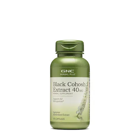 GNC HERBAL+ BLACK COHOSH 40 MG 100 CAPSULE