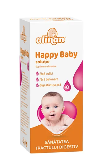 Alinan Happy Baby, soluție anticolici, 20 ml, Fiterman