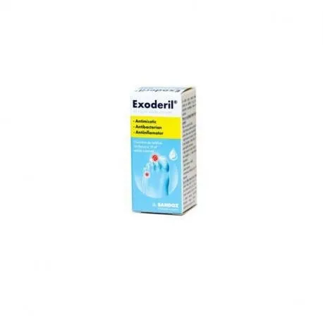 Exoderil solutie exterioara 1%,10 ml, tratament micoza unghii