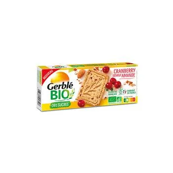 Biscuiti cu migdale si merisoare, 132g, Gerble Expert Dietetic